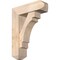 Ekena Millwork Merced Craftsman Smooth Bracket w/ Offset Brace, Douglas Fir, 7 1/2"W x 24"D x 32"H BKT0806X24X32MRC04SDF - alternate 1
